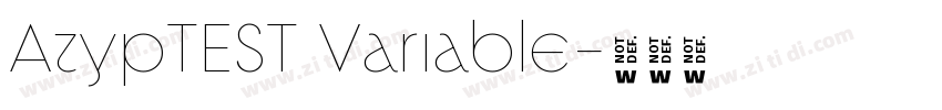 AtypTEST Variable字体转换 AtypTEST Variable字体转换